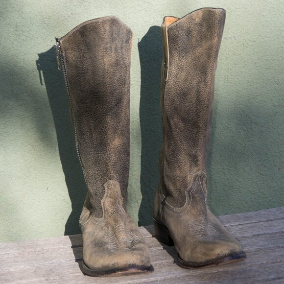 Miz Mooz Cowboy Boot with outside Zipper Size 10 - Picture 4 of 9